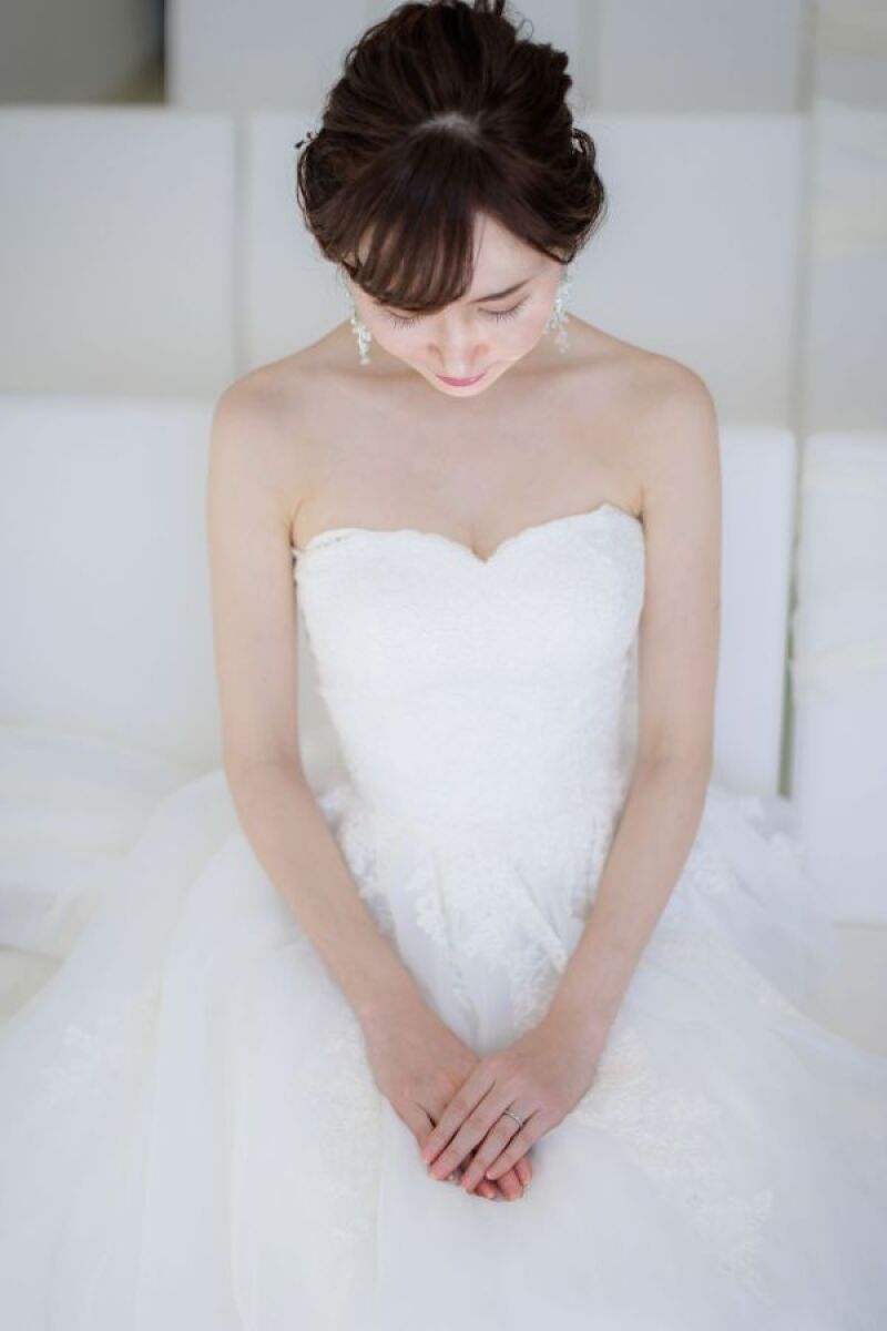 ヘアメイクを終えて