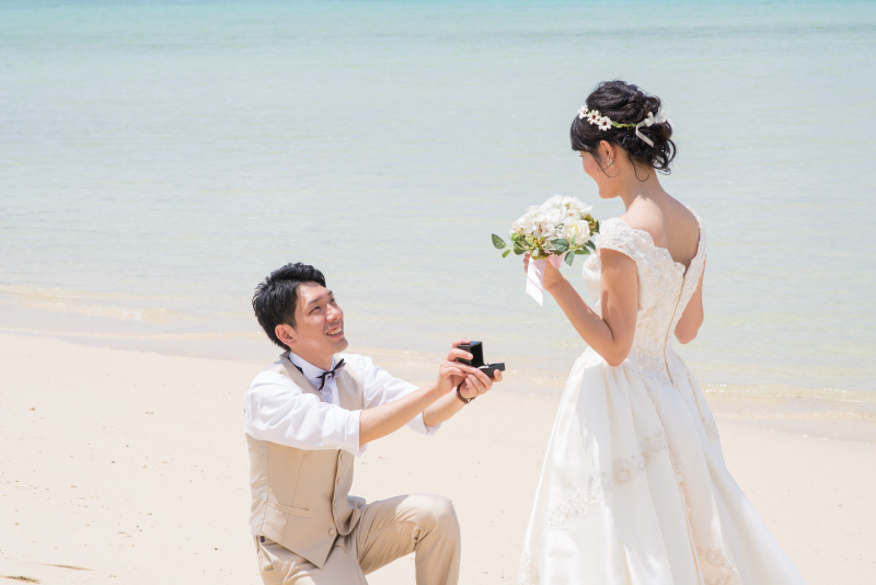 浜辺でプロポーズ★