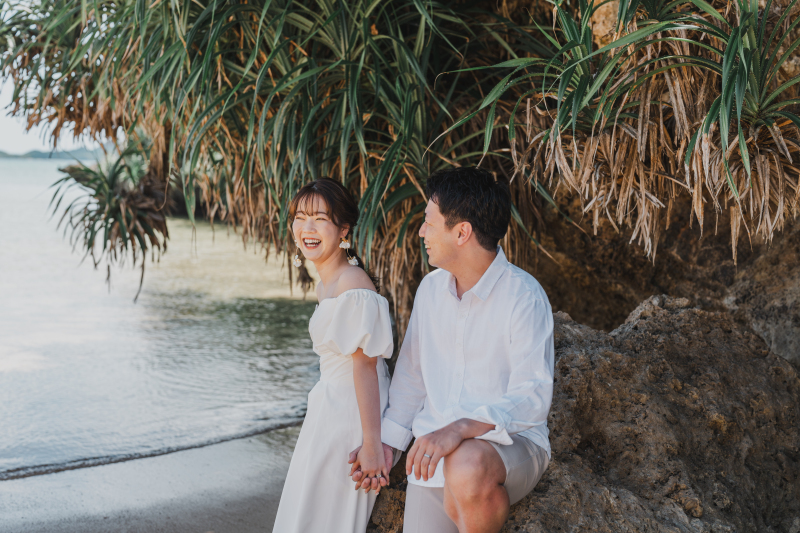 自然なおふたりを