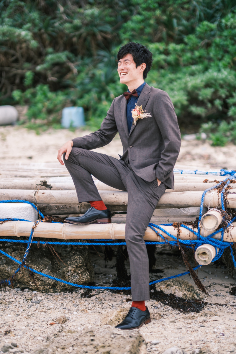 新郎様のソロショット