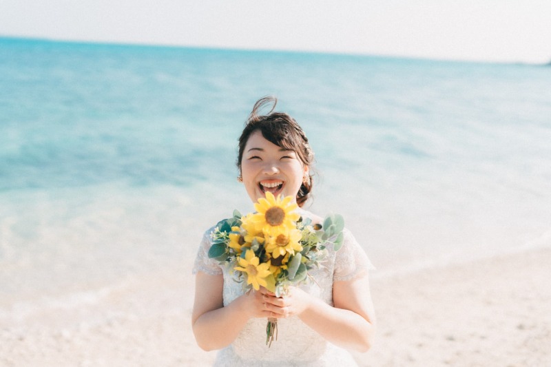 にこにこな新婦様