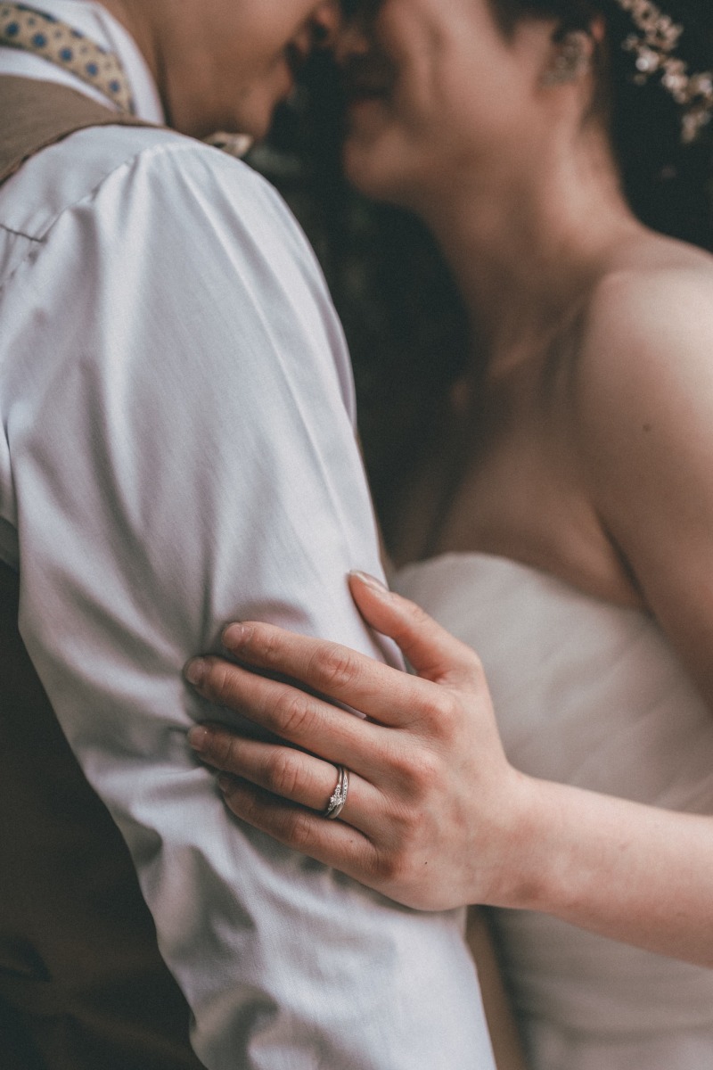 ぎゅっとくっついて