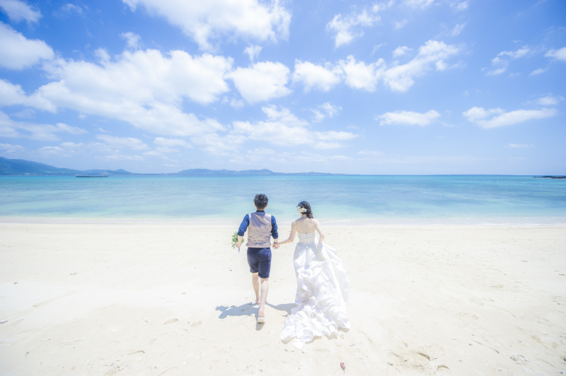 海に向かって^^!