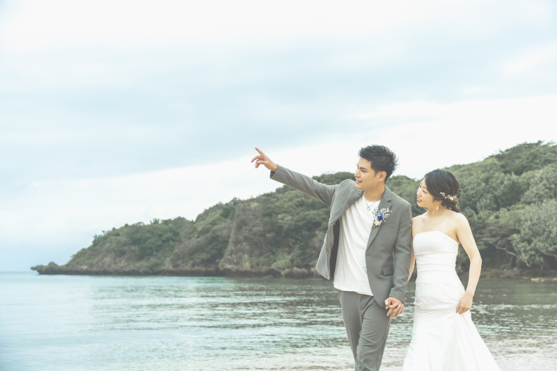 景色を楽しんで