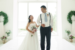 ビーチとチャペルで楽しく撮影！