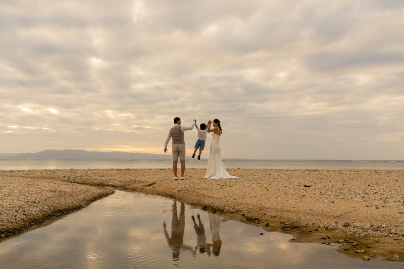 手つなぎショット