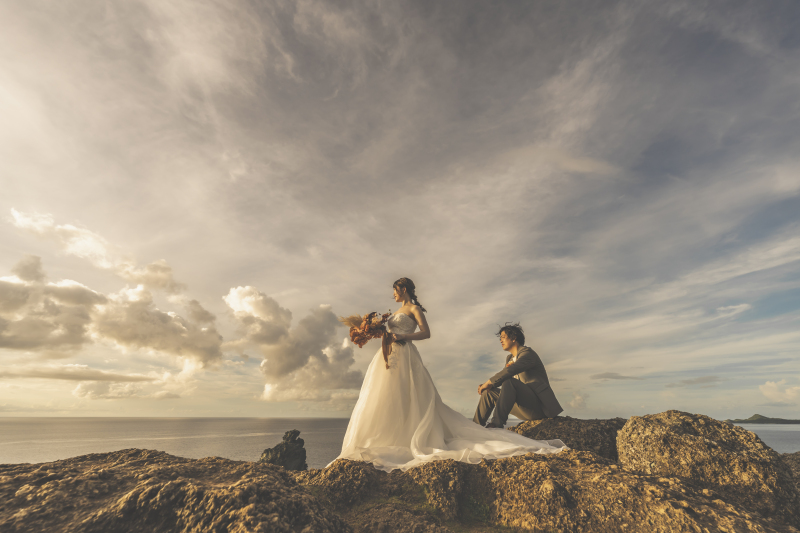 サンセットを眺める