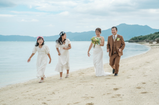 家族で楽しくフォトウェディング♡