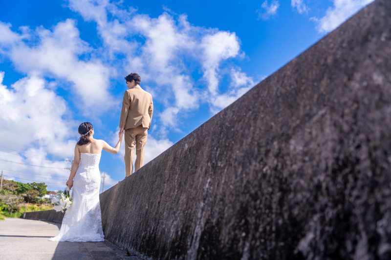 青い海もサンセットも