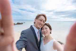 ビーチとチャペルで！！