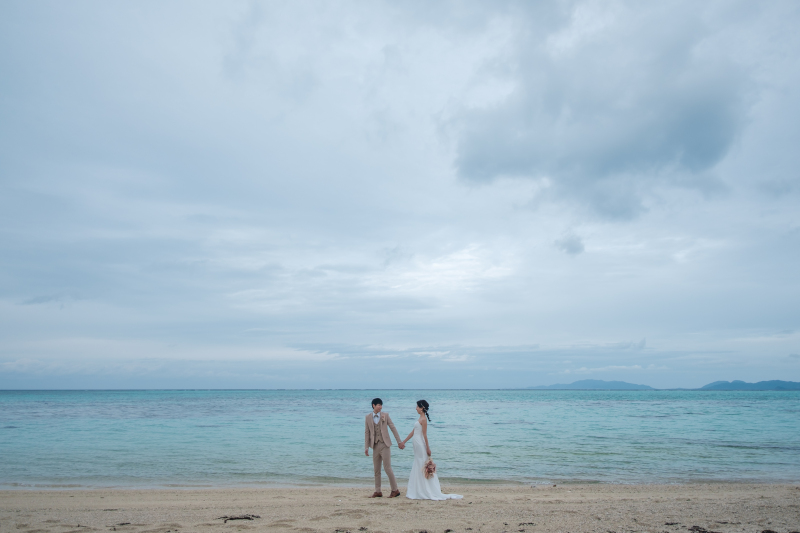 広い海をふたり占め