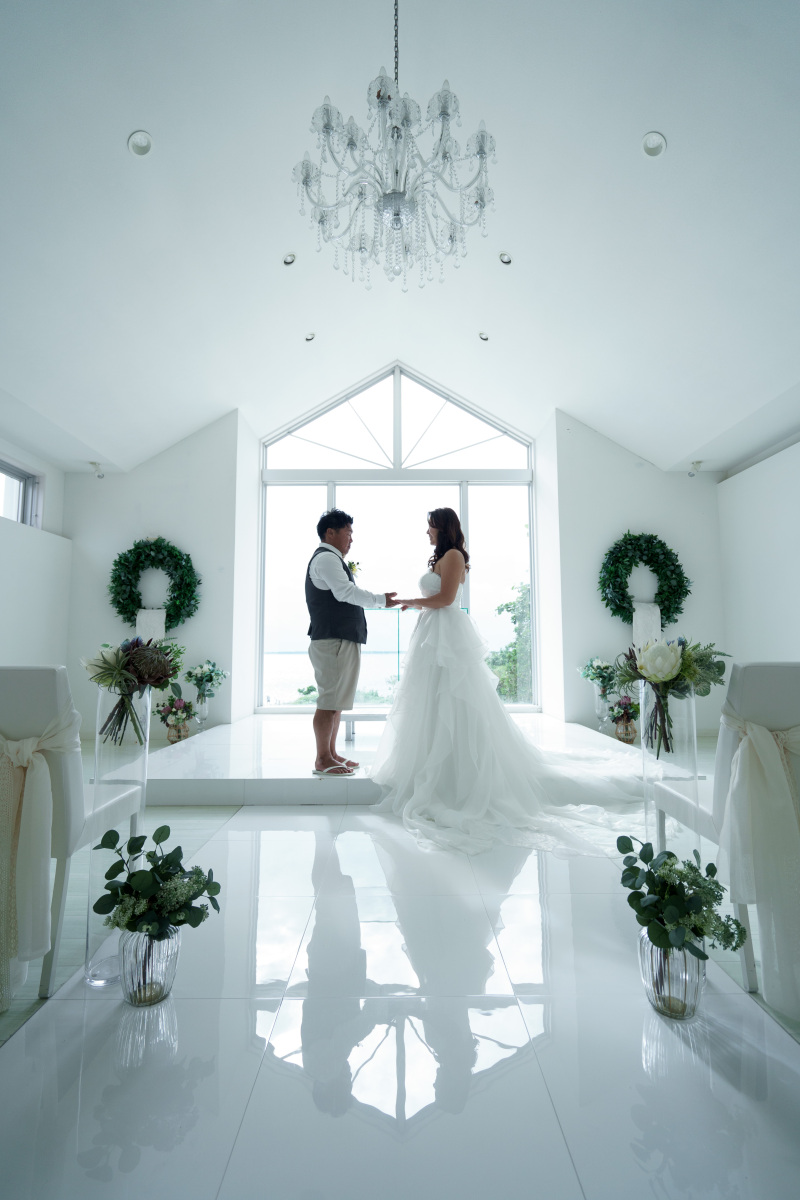 誓いのシーンを