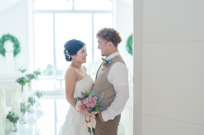 チャペル、ビーチ+もう一か所でたっぷり撮影!!