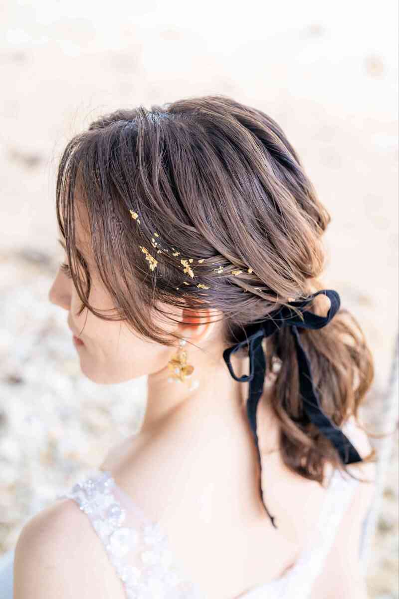 金粉ベロアリボン