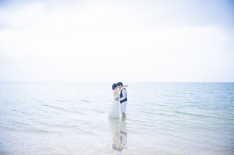 ウユニ塩湖風加工