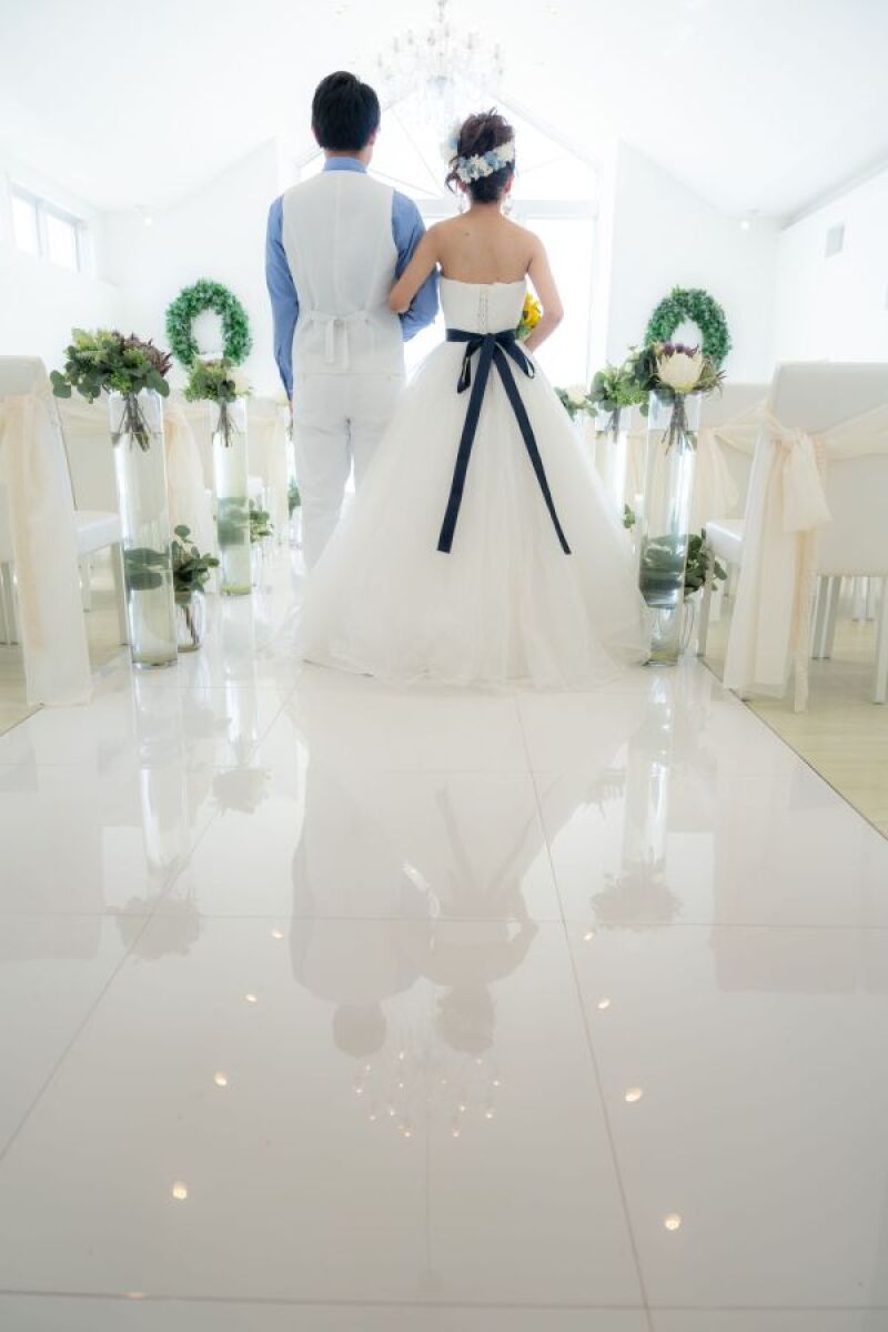 ドレスのアクセントに