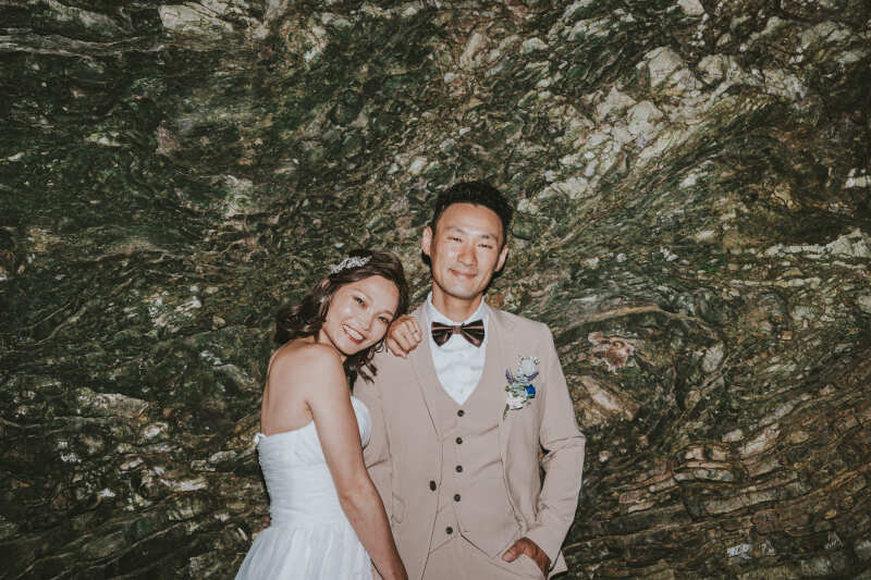 カメラ目線のショット