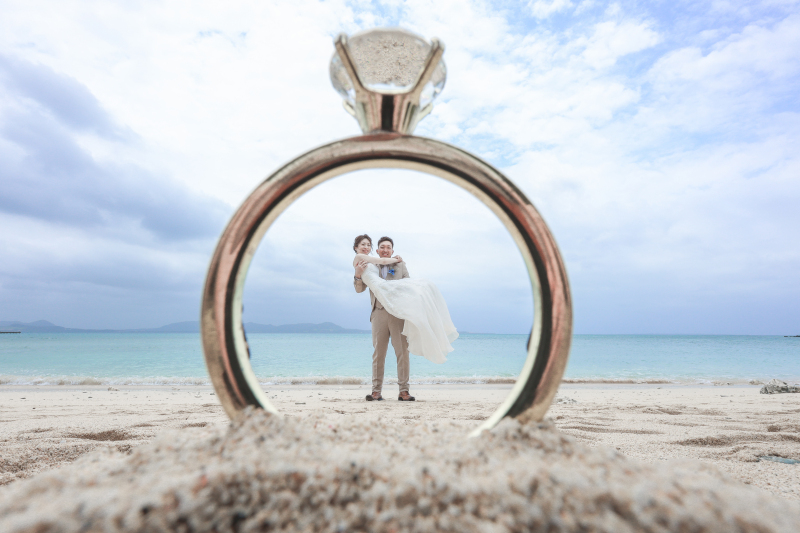 指輪の中のおふたり