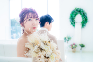 赤髪が可愛い♡新婦様