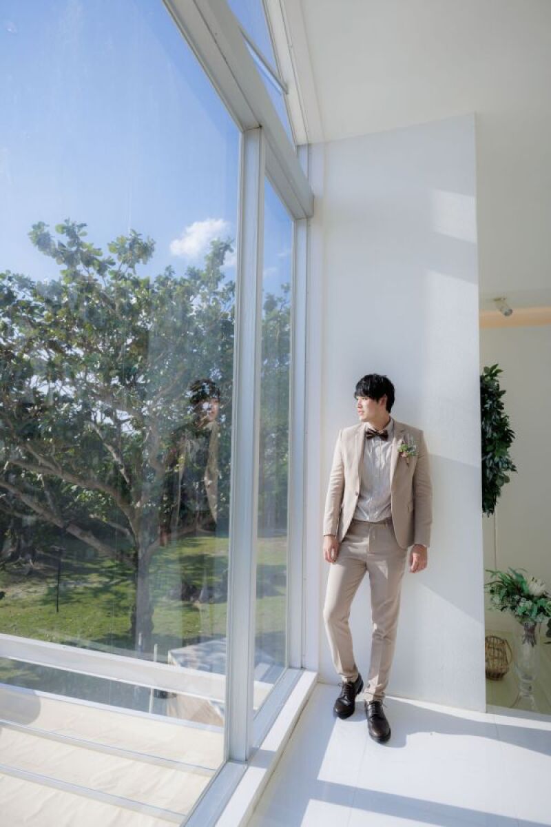 Chapelまで花嫁を待つ