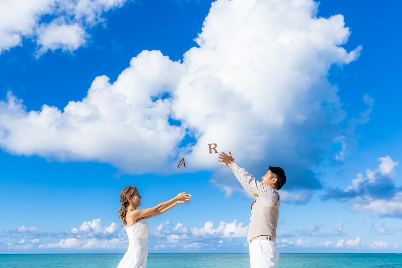 大空に