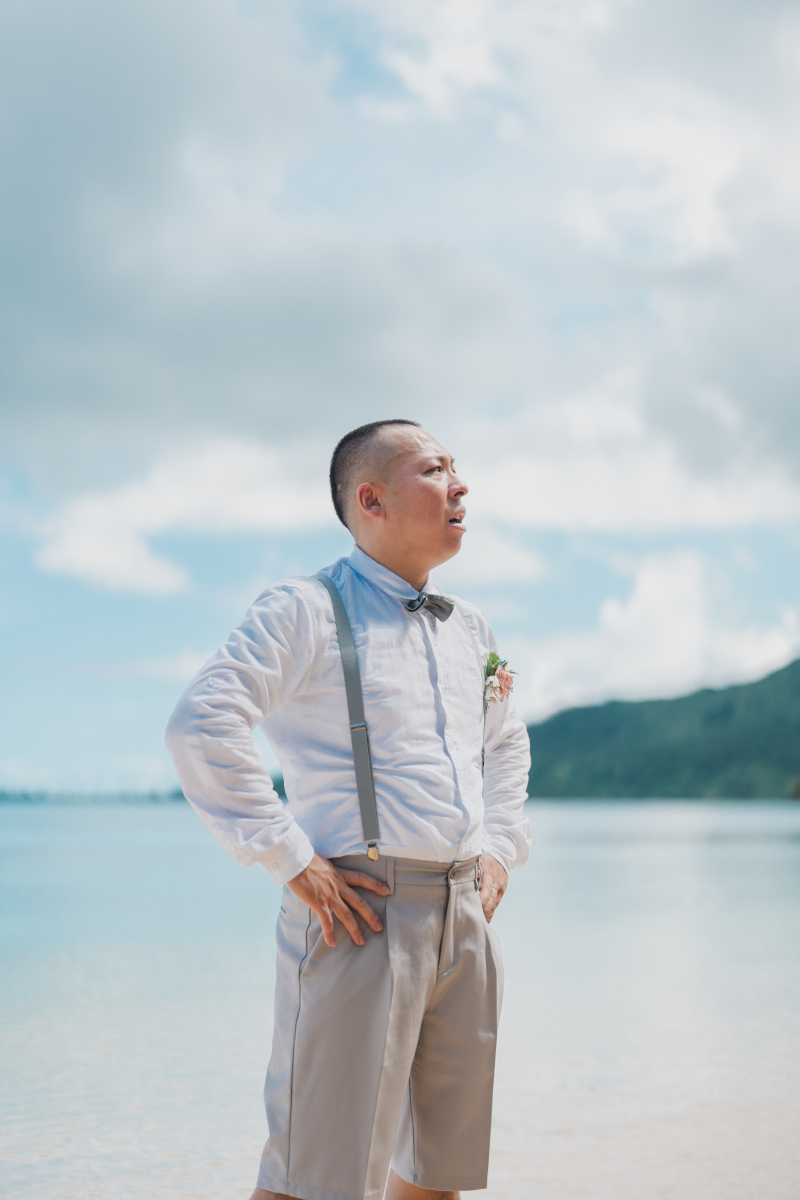 新郎様のソロショット