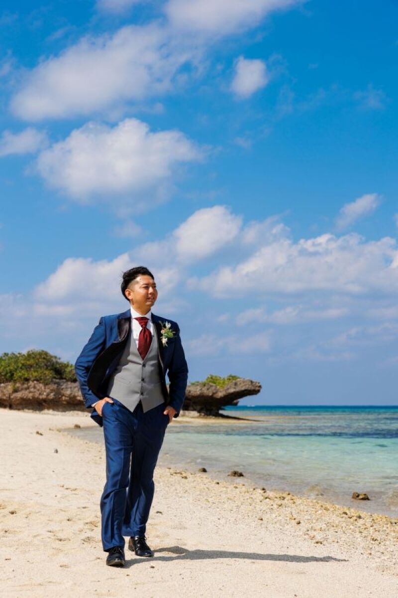 緊張の挙式後は