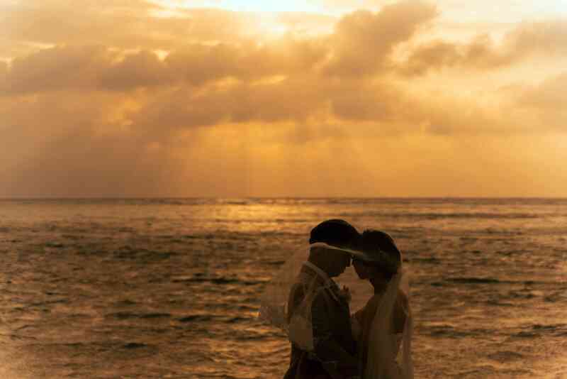 夕暮れがより幻想的な一枚へ