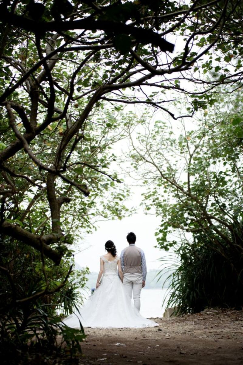 海を望むふたり♡