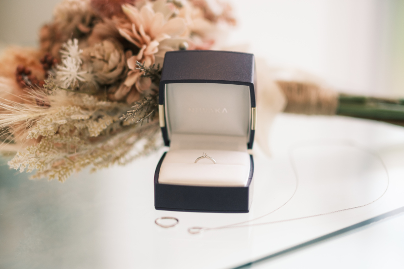 お持込みいただいた小物も素敵に♪