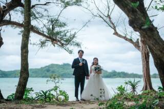 雨の日の撮影でも、笑顔で。