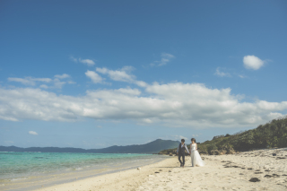 石垣島の景色とおふたり