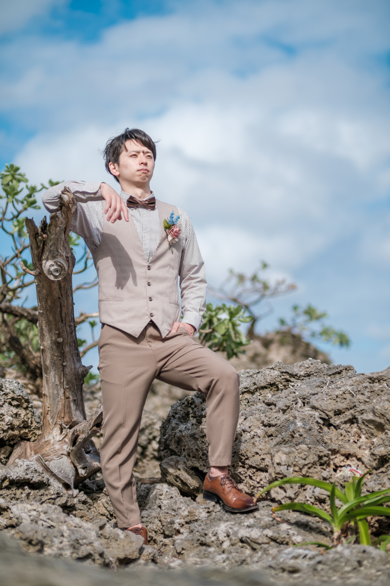 新郎様ソロショット