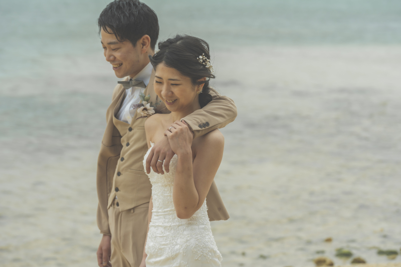 チャペルとビーチ＋１ロケーションで撮影！！