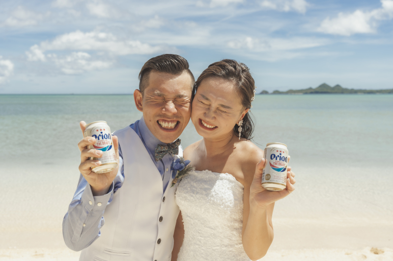 くしゃっと笑顔