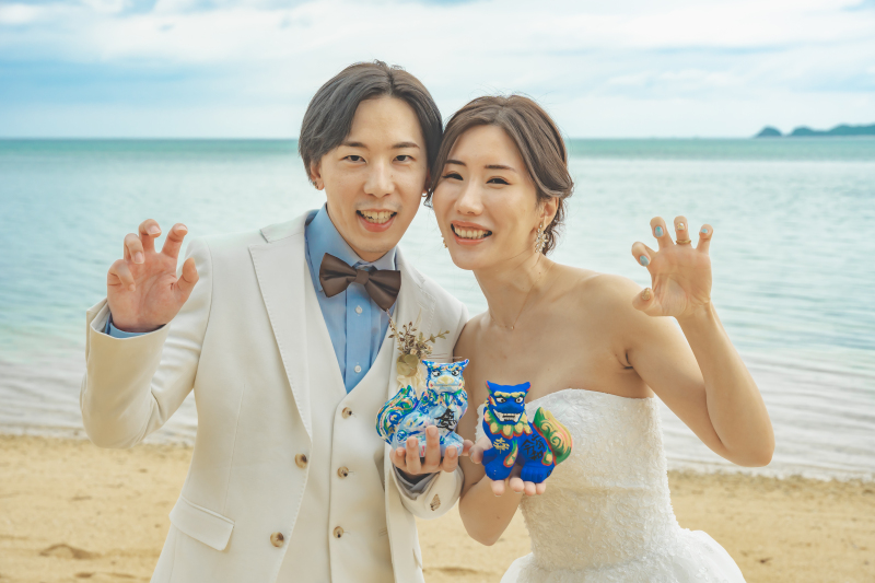 シーサーも一緒に♡