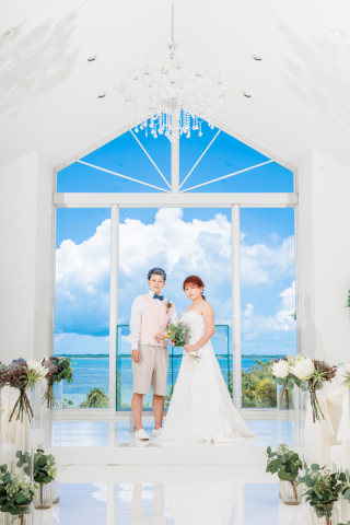 ビーチ以外にも撮影したい方はこちらいかが？天然ビーチ＆チャペル撮影