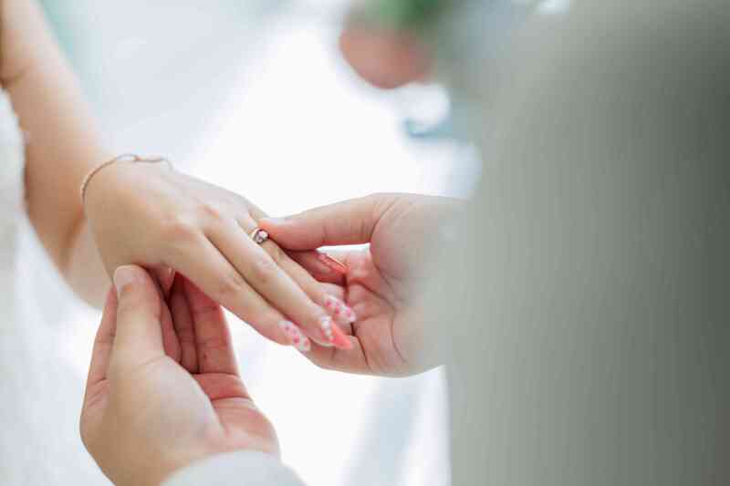 大切な指輪交換も！！