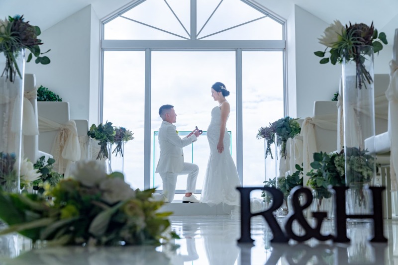 プロポーズポーズ