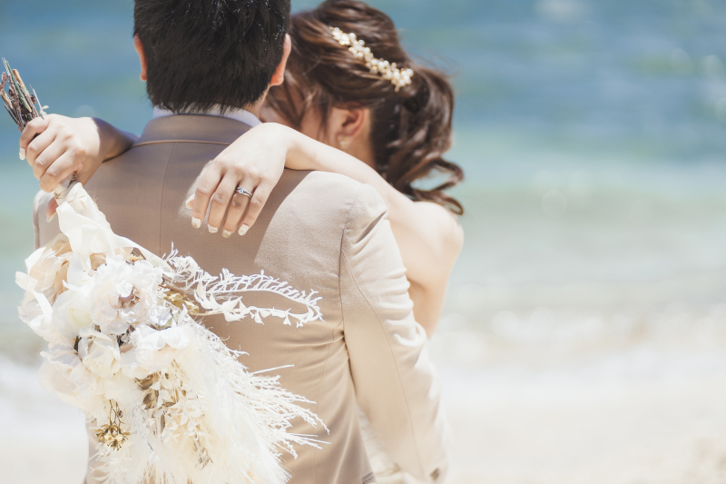 とっても眩しい！天然ビーチ撮影