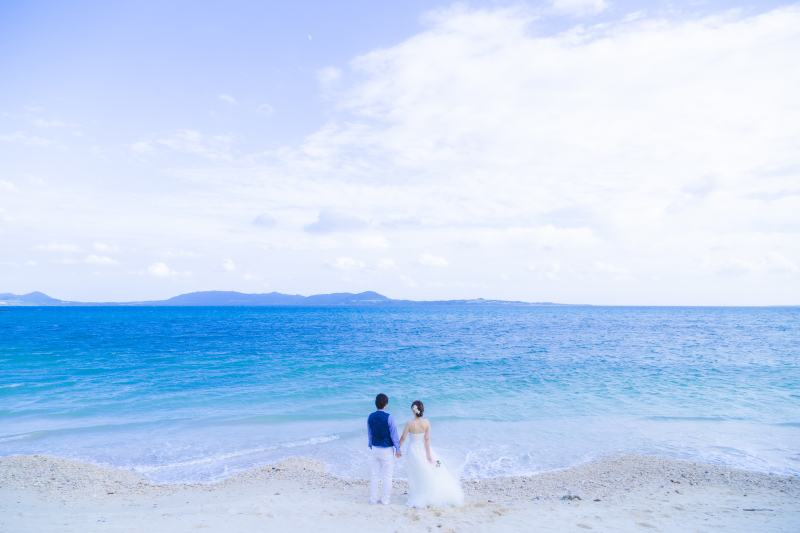 憧れの沖縄でウエディングフォト☆