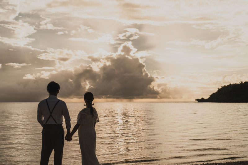 手つなぎショット