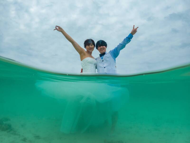 ウォーターイン撮影！