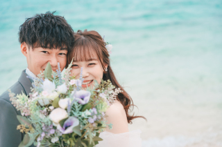 お持ち込みブーケ、アイテムが可愛い！