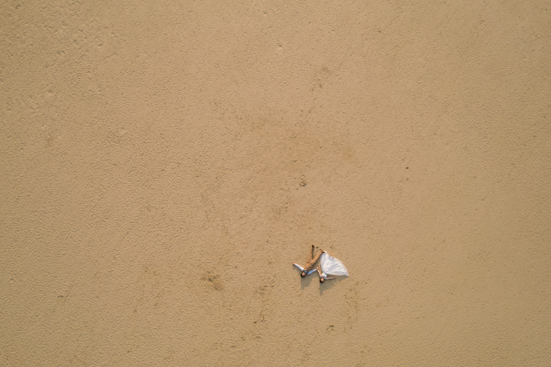 おふたりでドローンフォトを