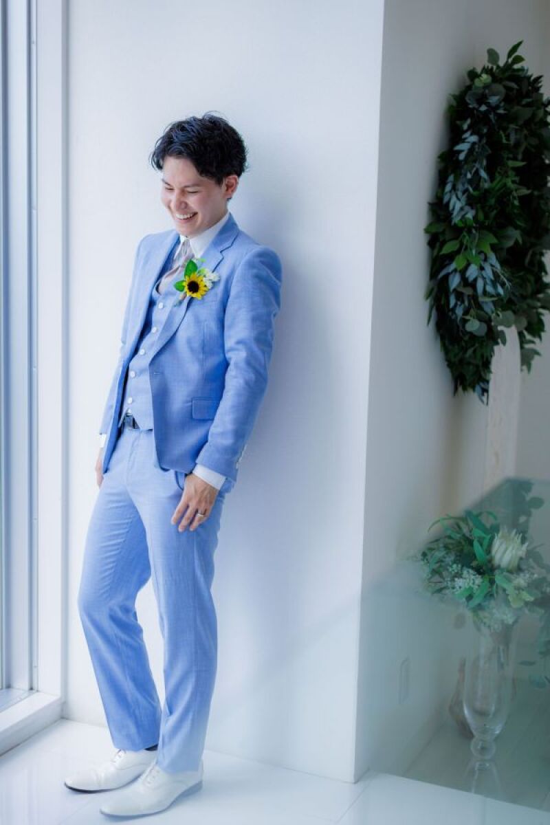 ブルーのタキシード