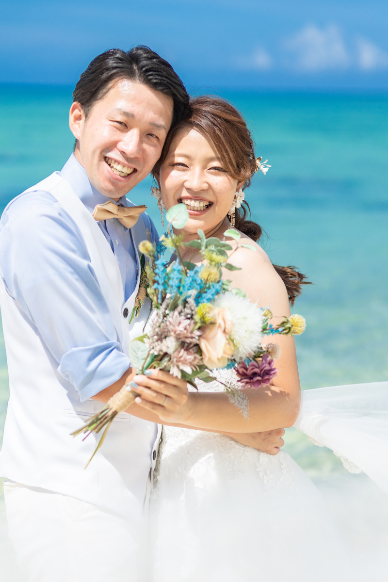 ビーチで全開笑顔^^!