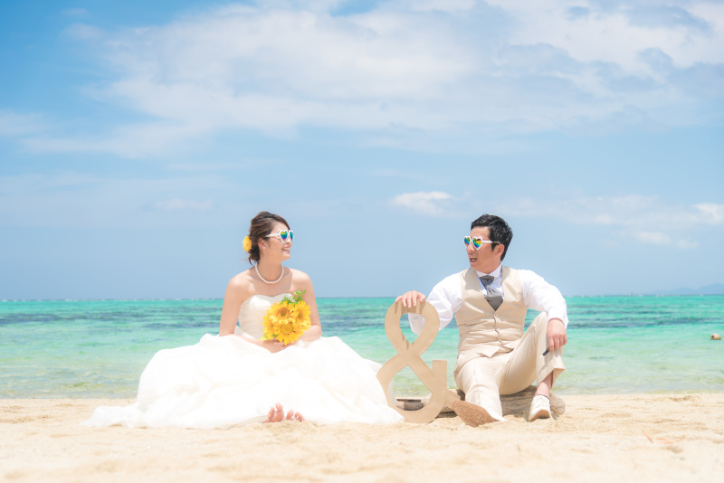 ❤︎のサングラスで雰囲気をっ