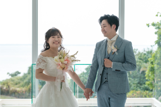 笑顔が可愛いおふたり♡