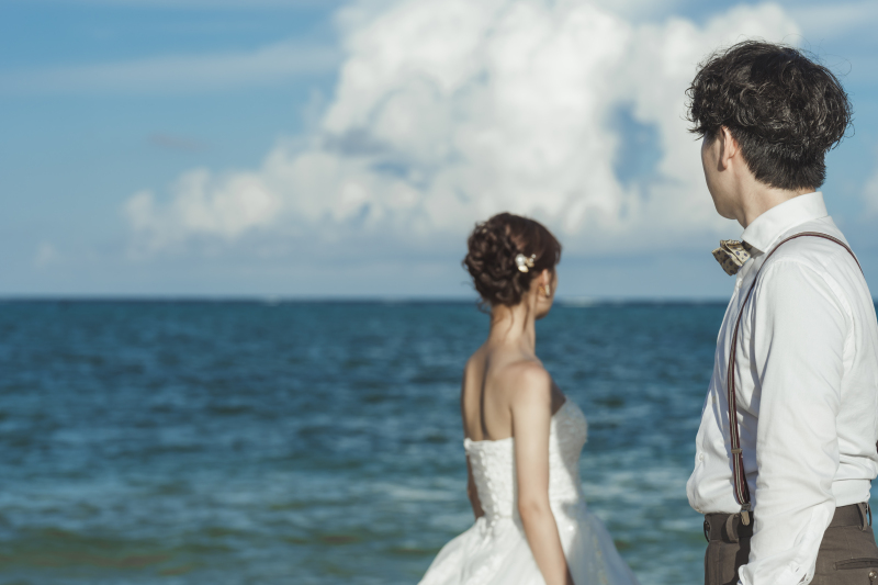 景色を楽しんで